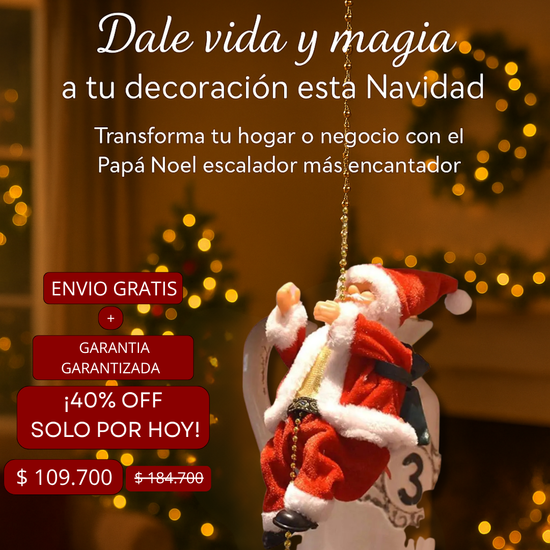 Papa Noel escalador