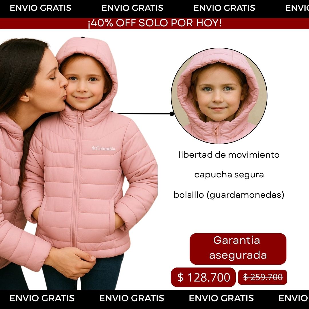 CHAQUETA GUARDIAN NIÑA LITE🩷